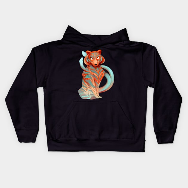 Tigre Kids Hoodie by Blanquiurris